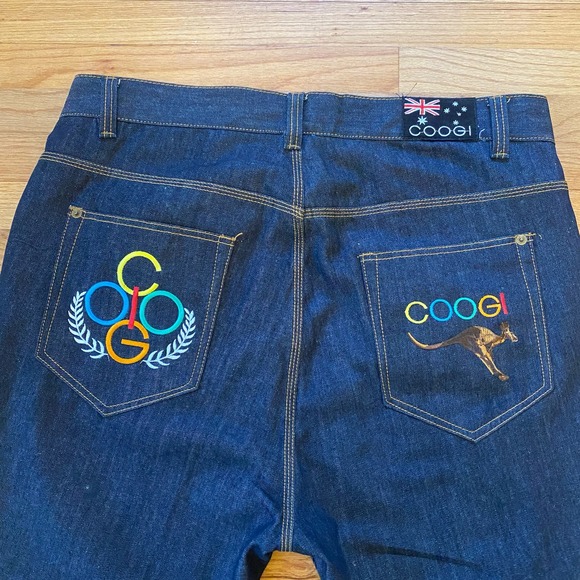 Coogie Jeans Men's 44 x 34 Dark Blue jeans Embellished - Picture 14 of 15
